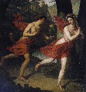 Robert Lefere Pauline as Daphne Fleeing from Apollo oil on canvas